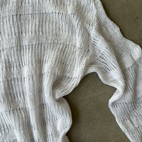 EILEEN FISHER lightweight linen long sleeve top - Picture 5 of 6